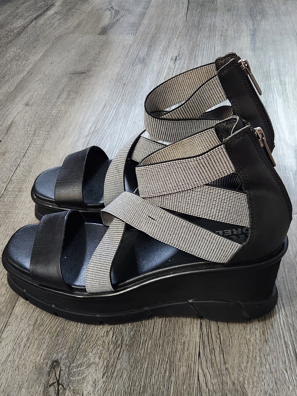 Sorel Joaniell Sport Strap Wedge Sandals - Picture 5 of 9